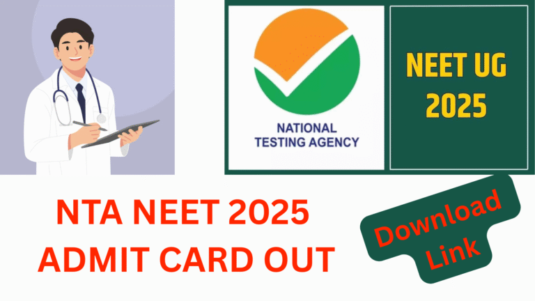 NEET 2025 Admit Card