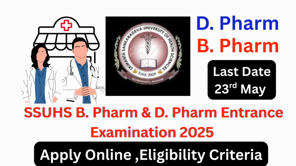 SSUHS B. Pharm & D. Pharm Entrance Examination 2025