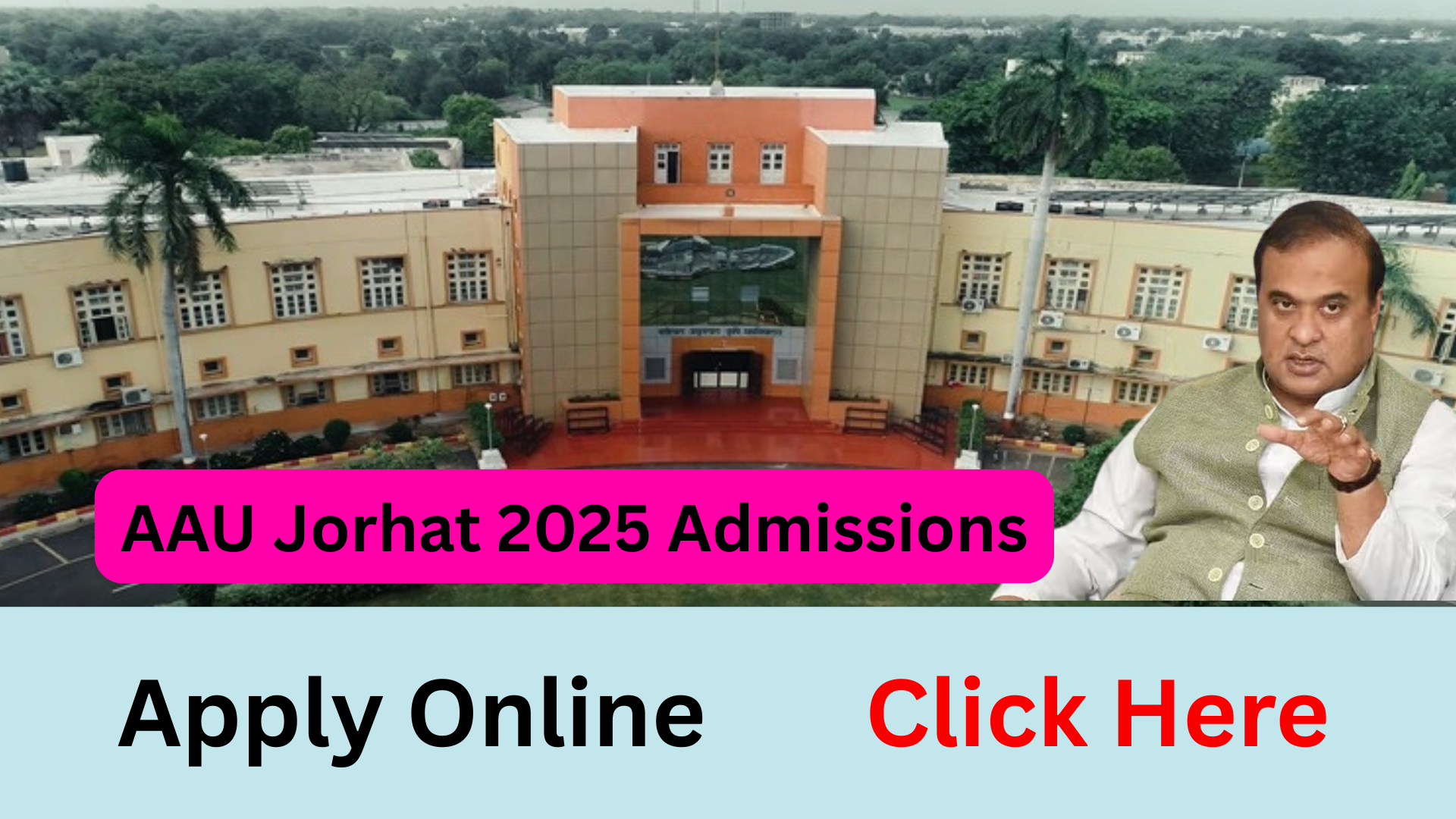 AAU Jorhat 2025 Admissions